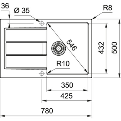 Мийка кухонна Franke Sirius 2.0 S2D 611-78/143.0621.190 (143.0621.190)