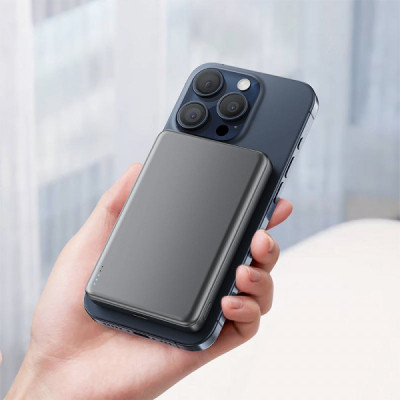 Батарея універсальна Acefast Magnetic Wireless 10000mAh 20W PD, QC/3.0, QI 15W, M12 Black (6974316283393)