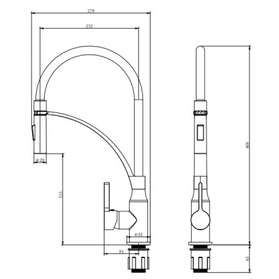 Змішувач Corso OMODEO EC-4B526C (9637100)