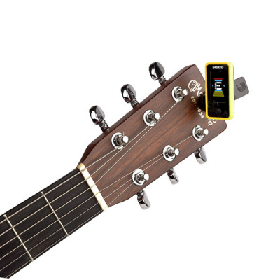 Тюнер для музичних інструментів D&#039;Addario Eclipse Tuner Yellow (PW-CT-17YL)