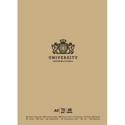 Зошит Школярик А5 Student лінія 80 аркушів (A5-080-5210L)