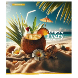 Зошит Школярик Enjoy your summer 60 аркушів клітинка (060-3515K)