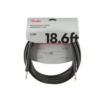 Інструментальний кабель Fender Cable Professional Series 18.6ft Black 5.5 m (300913)