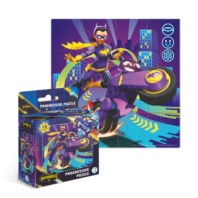 Пазл DoDo на 16 елементів Batwheels. Мотоцикл Бетгерл. Бібі (200552)