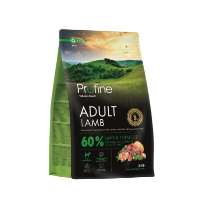 Сухий корм для собак Profine Lamb and Potatoes для дорослих собак всіх порід 3 кг (8595602570164)
