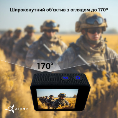 Екшн-камера AirOn ProCam 8 Tactical Helm Kit (4822356754510)