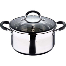Каструля MasterPro Foodies collection з кришкою 5 л (BGMP-1502-BK)