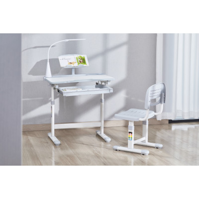 Парта зі стільцем FunDesk Bellissima grey (221918)