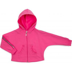 Кофта дитяча Breeze на блискавці з капюшоном (14690-98G-pink)