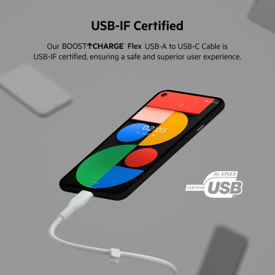 Дата кабель USB 2.0 AM to Type-C 2.0m white Belkin (CAB008BT2MWH)