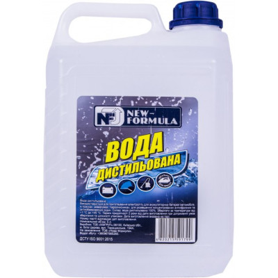 Вода дистиллированная NEW FORMULA 5л (4820215591799)