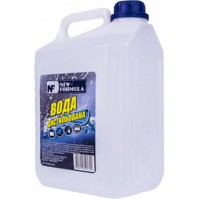 Вода дистиллированная NEW FORMULA 5л (4820215591799)