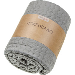 Покривало Home Line стьобане двостороннє (кавовий) 210х240 (181960)