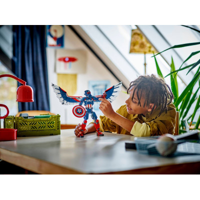 Конструктор LEGO Marvel Фігурка Сем Вілсон Капітан Америка (76296)