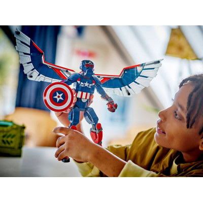 Конструктор LEGO Marvel Фігурка Сем Вілсон Капітан Америка (76296)