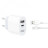 Зарядний пристрій XO L97 (1Type-C/1USB/2.4A) + USB - MicroUSB White (XO-L97-MC)
