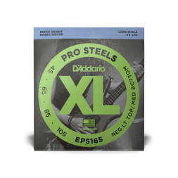 Струни для гітари D'Addario XL Prosteels Reg Light Top / Med Bottom (45-105) (EPS165)