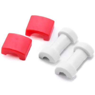 Тримач для кабелю Extradigital Cable Clips Savior for Aplle iPhone, захист від заломів, Red (KBC1738)