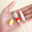 Тримач для кабелю Extradigital Cable Clips Savior for Aplle iPhone, захист від заломів, Red (KBC1738)