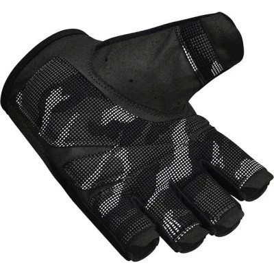 Рукавички для фітнесу RDX T2 Half Black M (WGA-T2HB-M)