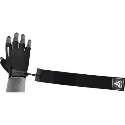 Рукавички для фітнесу RDX T2 Half Black M (WGA-T2HB-M)