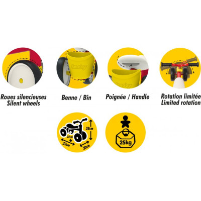 Біговел Smoby Toys Міккі Маус. Роккі (721404)