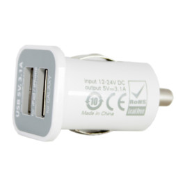 Зарядний пристрій PowerPlant 2*USB, 3.1A (DV00DV5036)