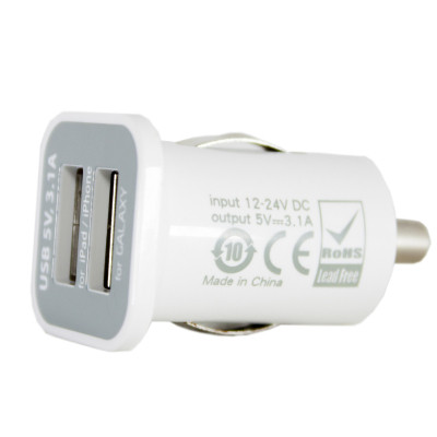 Зарядний пристрій PowerPlant 2*USB, 3.1A (DV00DV5036)