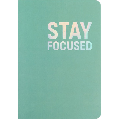 Книга записна Axent A5 Motivation Stay Focused 80 аркушів, клітинка (8700-15-A)