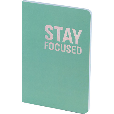 Книга записна Axent A5 Motivation Stay Focused 80 аркушів, клітинка (8700-15-A)