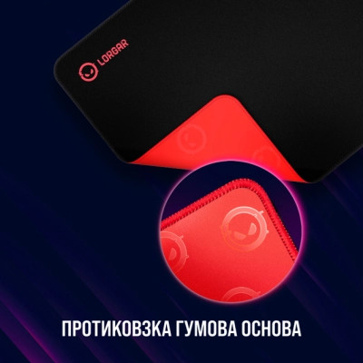 Килимок для мишки Lorgar Main 325 Black/Red (LRG-GMP325)