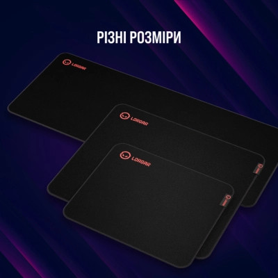 Килимок для мишки Lorgar Main 325 Black/Red (LRG-GMP325)