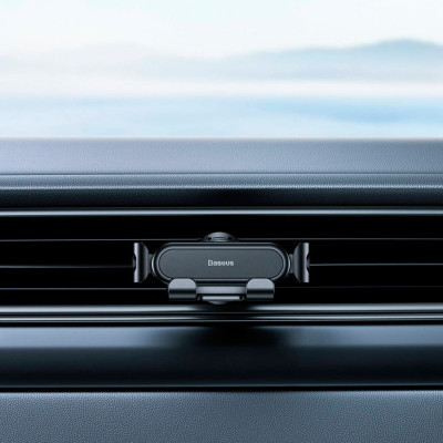 Універсальний автотримач Baseus Stable Gravitational Car Mount Lite (Air Outlet Version) (SUWX010001)