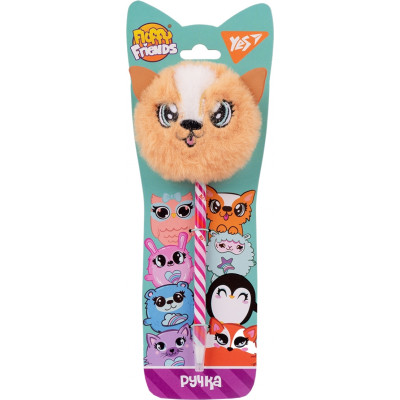 Ручка кулькова Yes Fluffy Friends - цуцик Ларсі (412088)