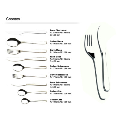 Чайна ложка Tramontina Cosmos 6 шт (66950/071)