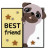 Картина по номерам Rosa Talent 3D Best Friend, МДФ ґрунтоване, 19х19 см (4823098543565)