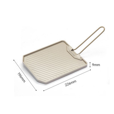 Сковорода туристична Naturehike -гриль зі складною ручкою CNK2300CJ016 алюміній (6976023925177)