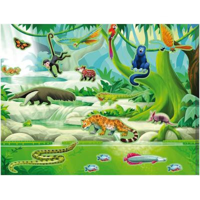Набір для творчості Melissa&amp;Doug Набір багаторазових наліпок Джунглі і Савана (MD30502)
