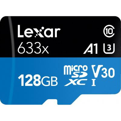 Карта пам&#039;яті Lexar 128GB microSDXC class 10 UHS-I 633x (LSDMI128BB633A)