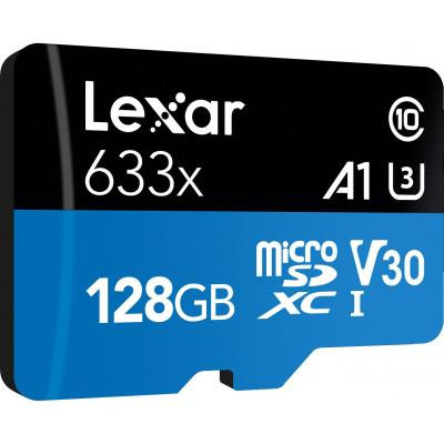 Карта пам&#039;яті Lexar 128GB microSDXC class 10 UHS-I 633x (LSDMI128BB633A)
