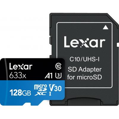 Карта пам&#039;яті Lexar 128GB microSDXC class 10 UHS-I 633x (LSDMI128BB633A)