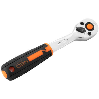 Набір головок Neo Tools 20шт, 1/2&quot;, тріскачка 90 зубців, CrV, кейс (10-032N)