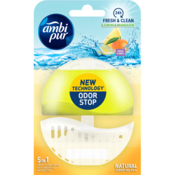 Туалетний блок Ambi Pur Lemon &amp; Mandarin 55 мл (8435495816263)