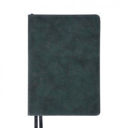 Тижневик Leo planner А5 датований 2026 &quot;Case&quot;, інтегральний, темний смарагд, 368 сторінок (252660)