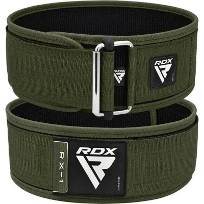 Атлетичний пояс RDX RX1 Weight Lifting Belt Army Green L (WBS-RX1AG-L)