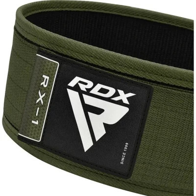 Атлетичний пояс RDX RX1 Weight Lifting Belt Army Green L (WBS-RX1AG-L)