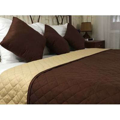 Покривало Руно Chocolate Ромб 150x212 см (360.52У_Chocolate ромб)