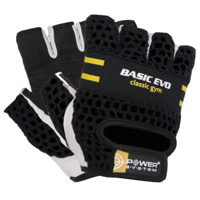 Рукавички для фітнесу Power System PS-2100 Basic EVO Black/Yellow Line XXL (PS_2100E_XXL_Black/Yellow)