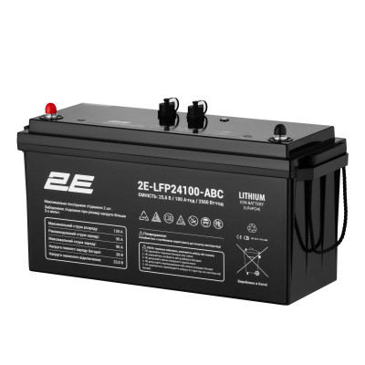 Батарея LiFePo4 2E 24V-100Ah, ABC 8S (2E-LFP24100-ABC)