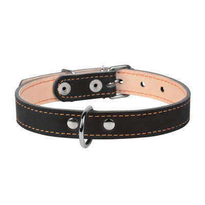 Ошейник для животных Collar двойной Ш 20 мм Д 32-40 см черный (01411)